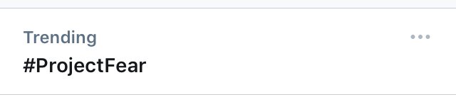 Checked my twitter and saw that @ProjectFearYT is trending!!!!👻❤️ #ProjectFear <a href="/Alex_Schroeder4/">Alex Schroeder</a> <a href="/ChelseaLaden/">Chelsea Laden</a> <a href="/DakotaLaden/">Dakota Laden</a> <a href="/Tanner_Wiseman/">Tanner Wiseman</a>