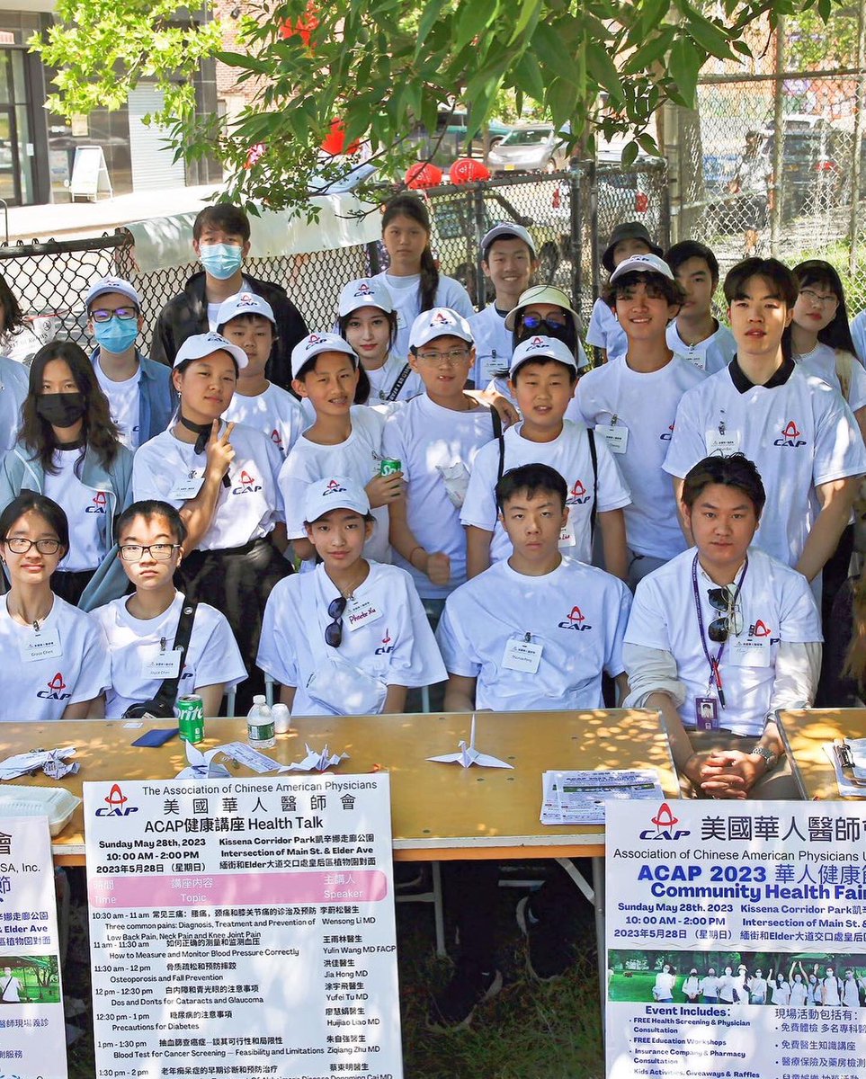 hanbaomd's tweet photo. Association of Chinese American Physicians(ACAP) Community Health Fair! Great success! So proud of all our volunteers! https://t.co/tl6YEQyD8s