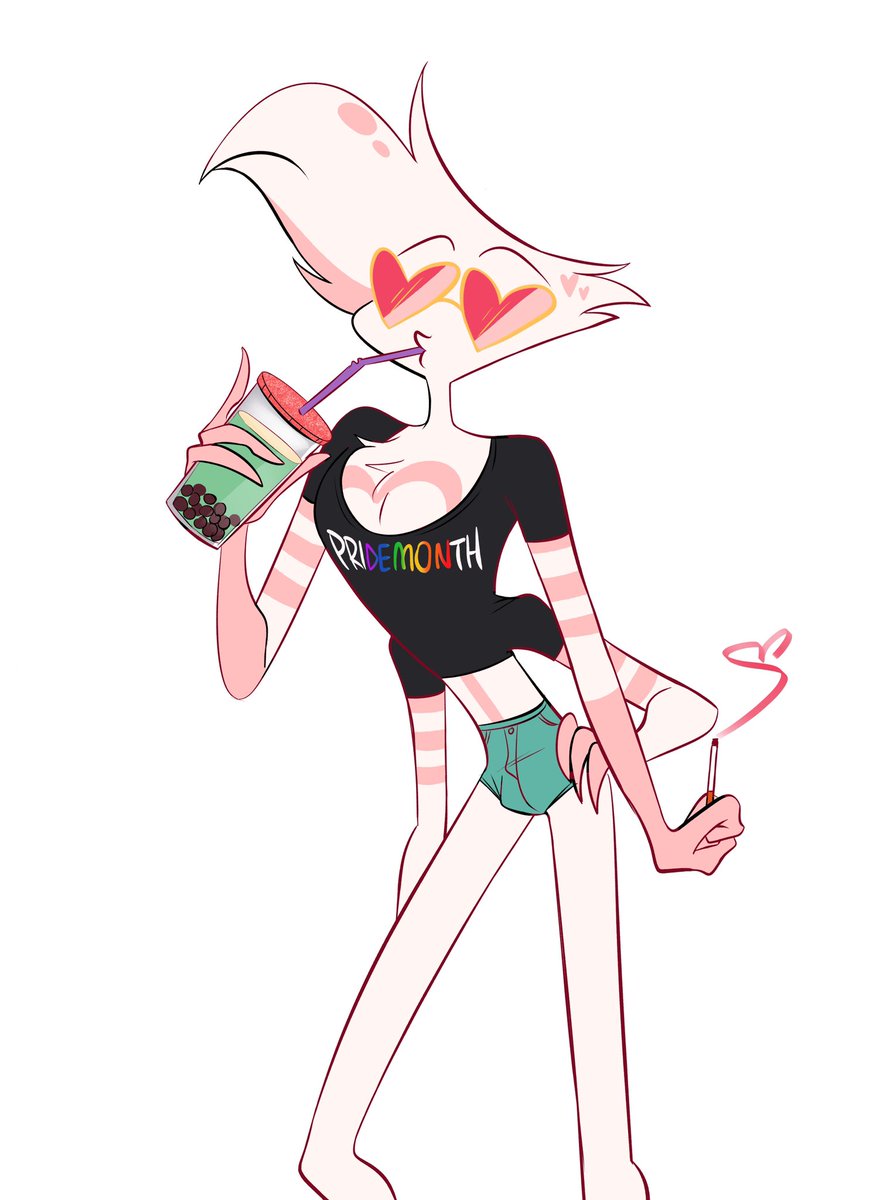 *exists gayly*

#hazbinhotel #HazbinHotelangeldust