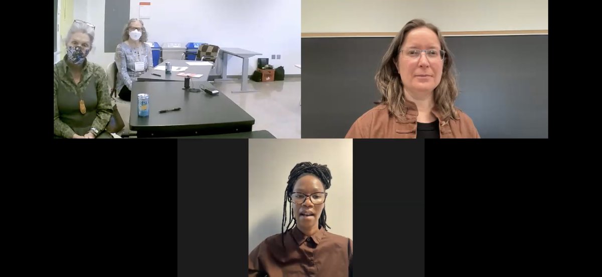 alisonhum's tweet photo. What a joy to present at @_filmstudies today on “‘Citizen Science Fiction’ as Mixed-Reality Role-Play for Civic, Scientific & Media Literacy”with the fab Joahnna Berti (@Debajehmujig Storytellers),
Asiphe Ntshongontshi (@DTHF_YC) & Maurianne Reade (@thenosm). #Shadowpox @Yorkucma https://t.co/5ToNq7ScxI