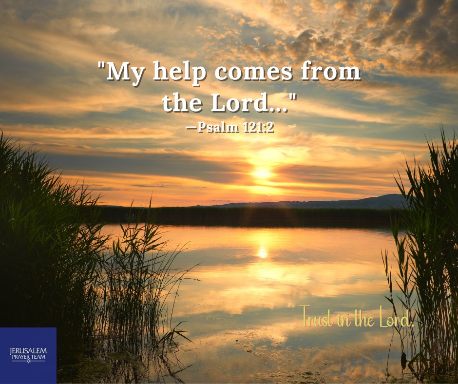 jerusalemprayer's tweet photo. "My help comes from the Lord."
—Psalm 121:2
Hallelujah!
#MyDeclaration #CallToTheLord #HeHears #YouAreLoved #HeavenlyFather https://t.co/qRebQylW7D