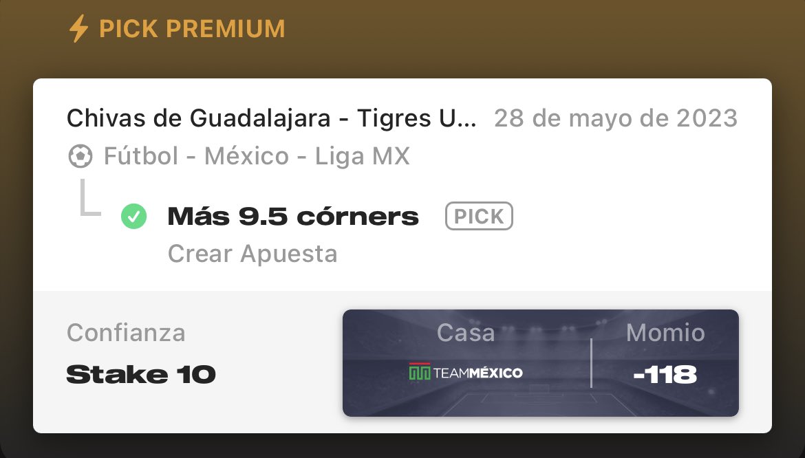 CardinalTeamTct's tweet photo. Así cerramos la #Ligamx
💵Ov2 goles ✅
💵Ov9 corners ✅
No todos los partidos son iguales, jamás. Si vas empezando en esto, grábatelo de una
El #Galabus ha llegado al 7mo mes consecutivo con utilidad, SI, SIETE ✅
Solo aquí en Ingesportspicks 🔥
#GamblingTwitter 💰 https://t.co/zhSxtdDf0o