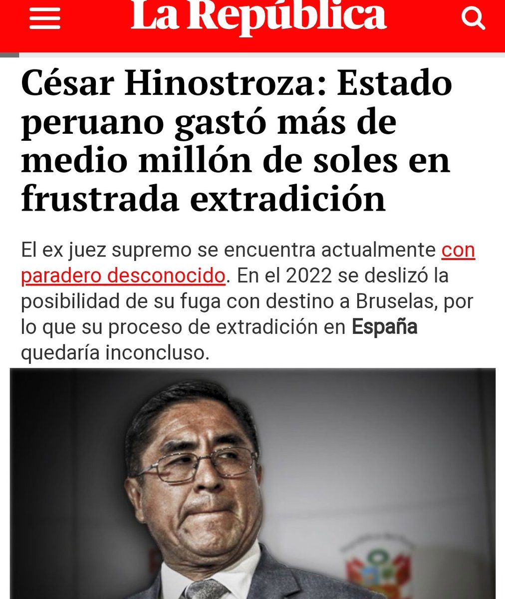 LaSalitadelSin's tweet photo. El prófugo y abominable ex juez supremo que negociaba con violador de niña,registrado en un asqueroso audio, sigue libre, feliz y campeante por el mundo. Cómo se estará manteniendo ¿No? Al congreso, al gobierno, fiscalía,no les indigna este ser macabro famoso x su frase #SeñoraK? https://t.co/DhoG8i51U4
