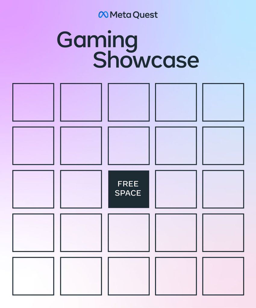 Giving away 10 free game keys to those who can get a real bingo!!! #explorewithquest #MetaQuestGamingShowcase #bingo