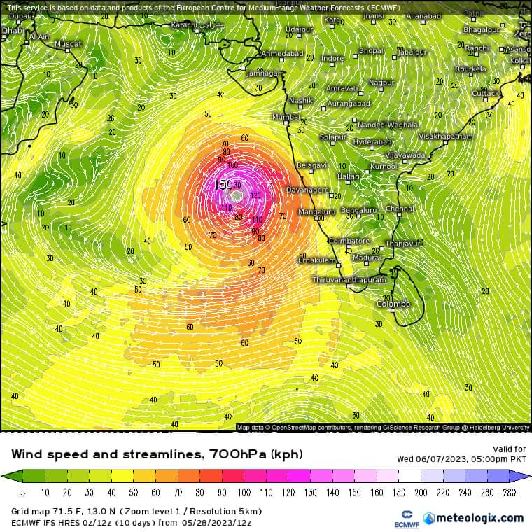 Tropical #Cyclone Expected to form in #arabiansea on 7th to 8th June 2023 the Temperature of most parts of Arabian sea is expected to b 29C To 30C during the #cyclone formation if this temperature remain same then a vary Several #cyclone will be form #oman #pakistan #india