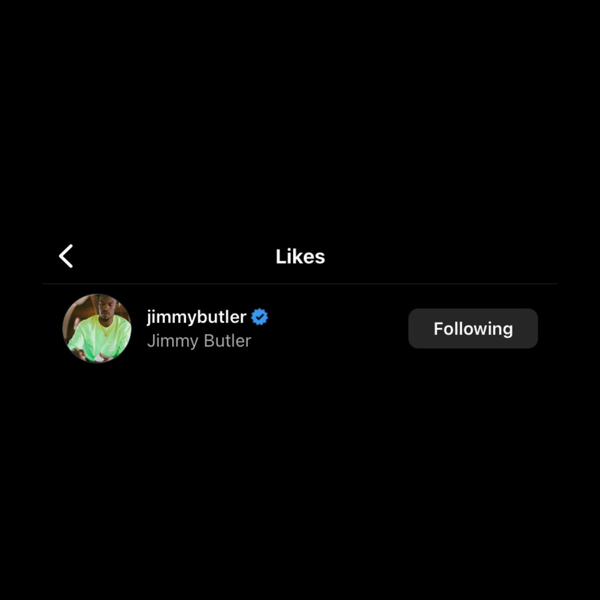 Miami Heat player Jimmy Butler liked Shakira’s video on Instagram: