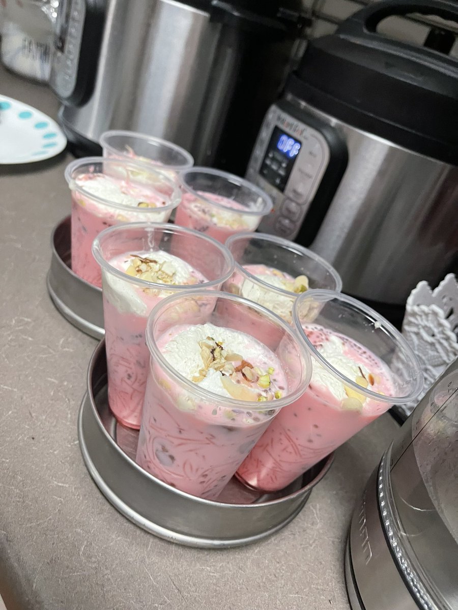 Pani puri and falooda