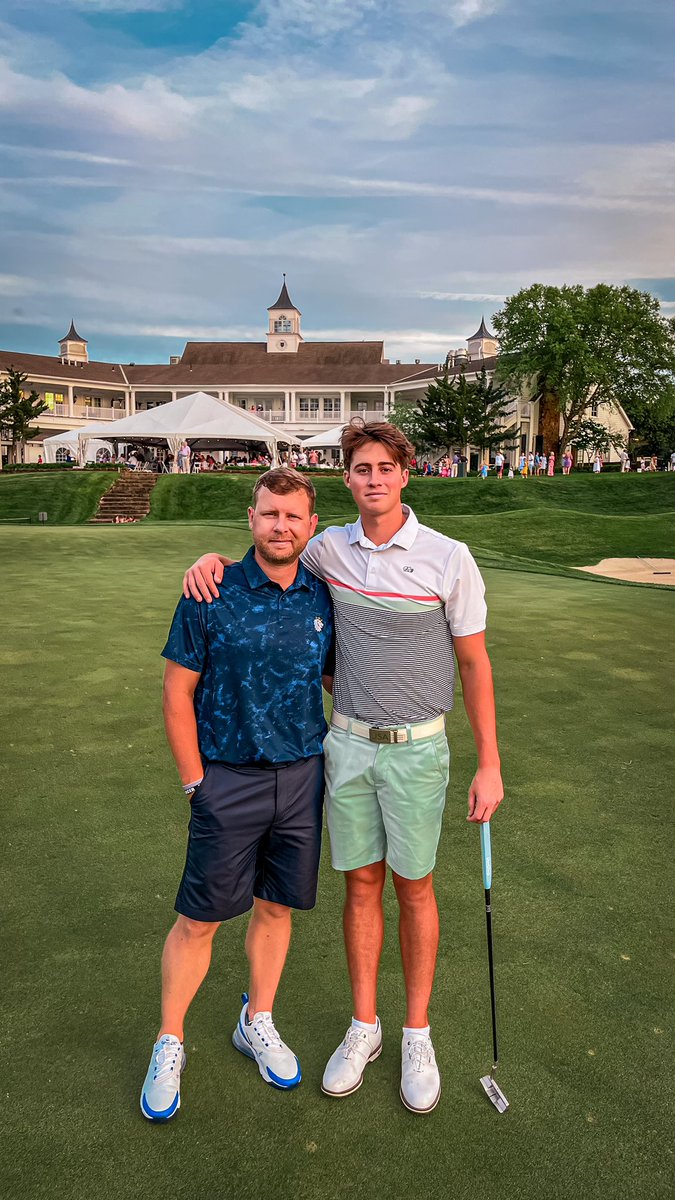 Great day on the course with my guy <a href="/gm__golf/">Garrett Clark</a> at The National.