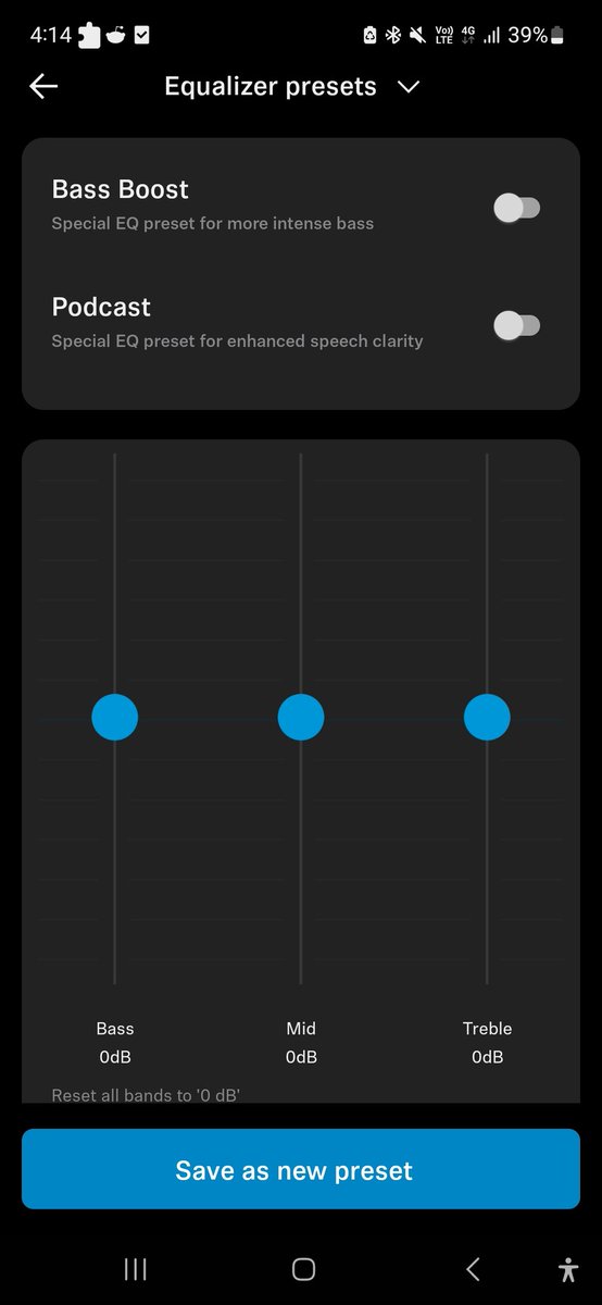 rossbalch's tweet photo. Hey @Sennheiser thought I'd check out your app for my CX wireless headphones. But I can't find an advanced mode for the EQ? Is this the intended experience? A 3 band eq with no idefined centre frequencies is basically useless. https://t.co/XYVKZScTsk