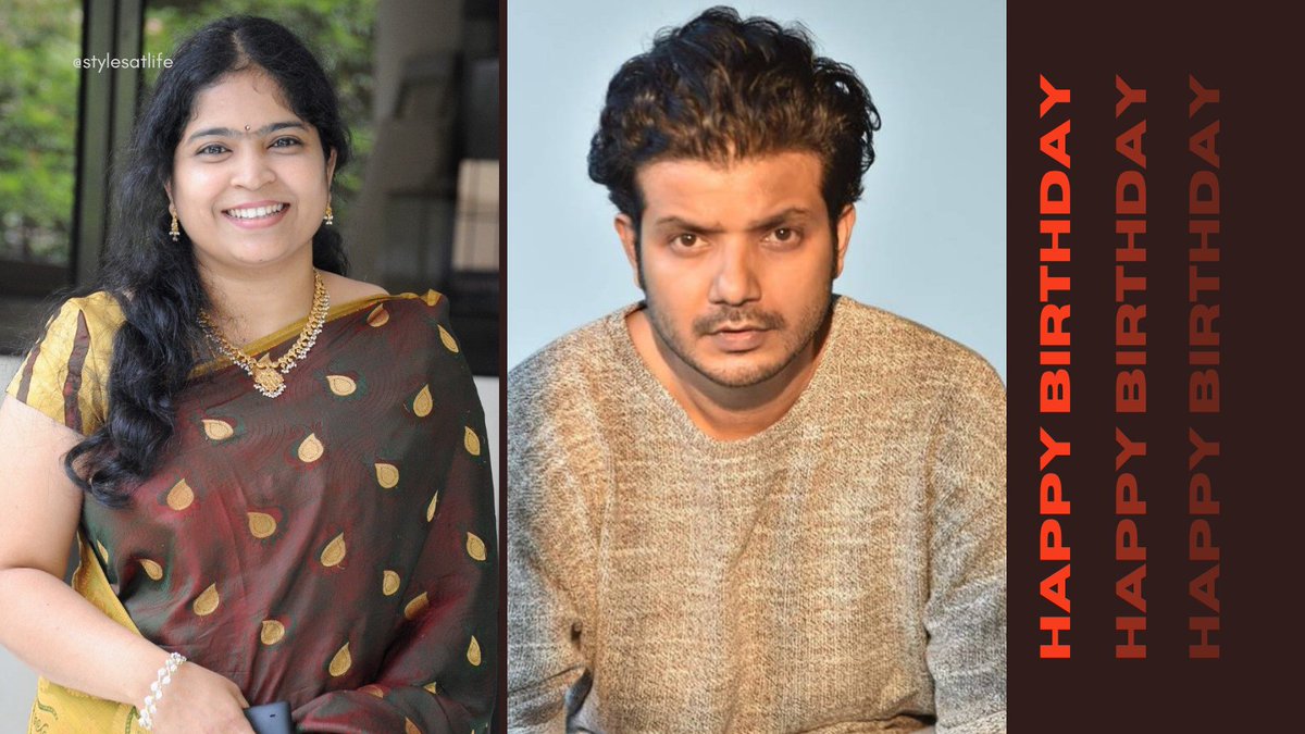 stylesatlife's tweet photo. Happy Birthday to Singer Usha and Sreenath Bhasi
#HappyBirthdy #SingerUsha #SreenathBhasi https://t.co/BW1DxAcMh8