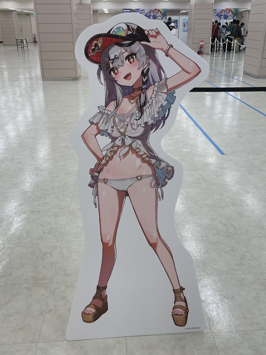 宝鐘マリン 「サンシャイン行ってきた」|大空照Ｐ🏴‍☠️🦖skeb募集中のイラスト