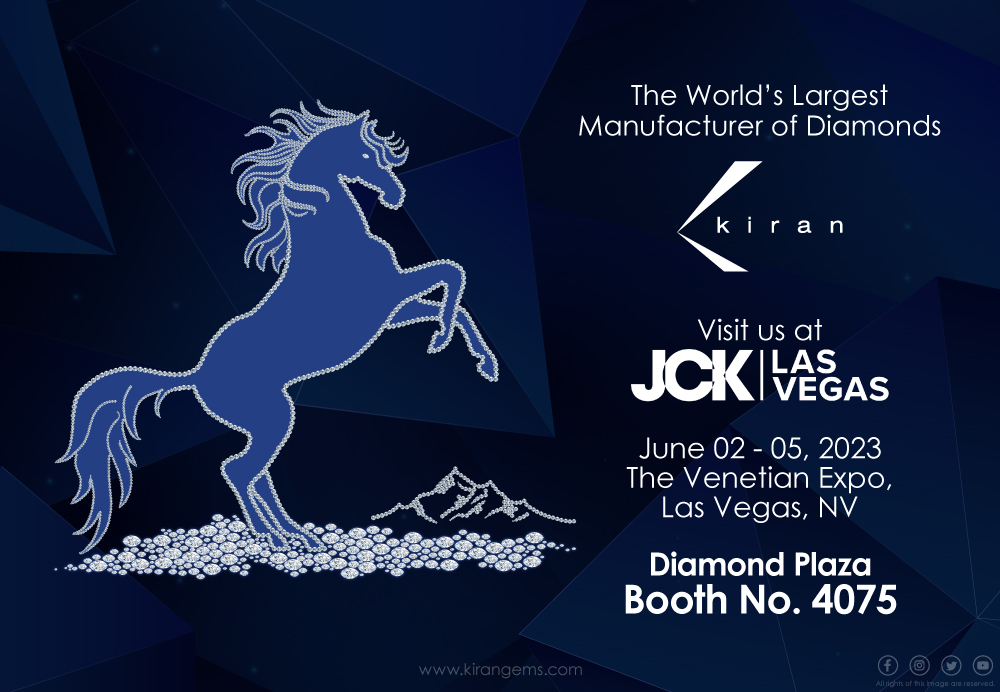 Meet our team at JCK Las Vegas.
June 2 - 5' 2023 I The Venetian Expo I Diamond Plaza I Booth No - 4075

#jckshow #jck #jcklasvegas #jckevents #lasvegas #diamondindustry #diamond #usa #jewelry #jewelryshow #kirangems #naturaldiamonds #jcklasvegas #huge #inventory