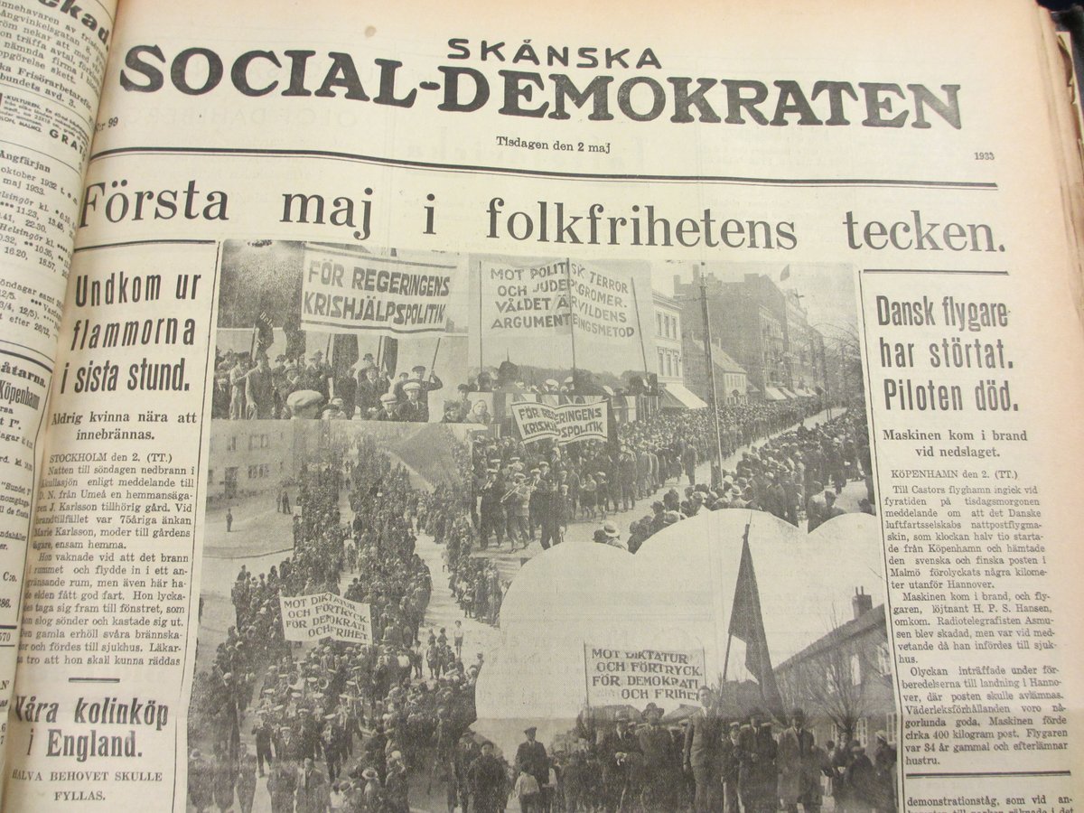 Vi Socialdemokrater ska vara stolta över den kamp våra företrädare på 30talet drev mot nazism och kommunism. Idag pågår ett informationskrig där man smutskastar arbetarrörelsens kamp mot nazismen på 30talet. I ett led att kontra detta ska jag börja visa vad S och LO egentligen