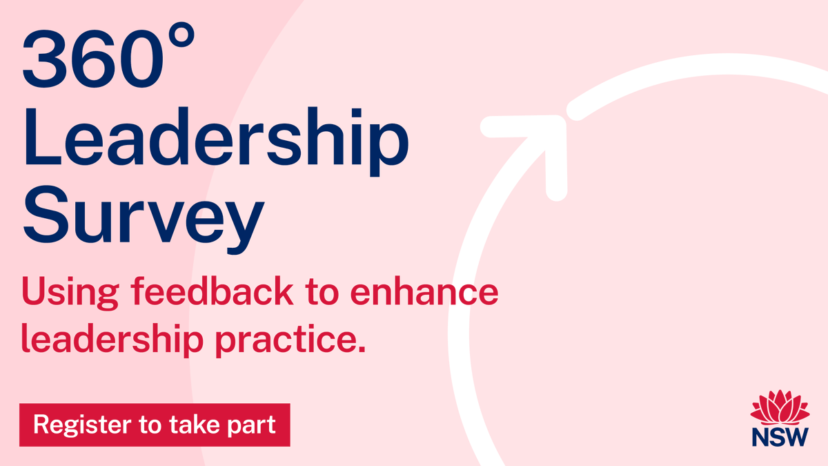 A reminder for principals and leaders at <a href="/NSWEducation/">NSW Dept of Education</a> to register for our 360º Leadership Survey. Take advantage of this new resource to help form a personalised development plan based on effective feedback. 
Register bit.ly/3UwtFQY