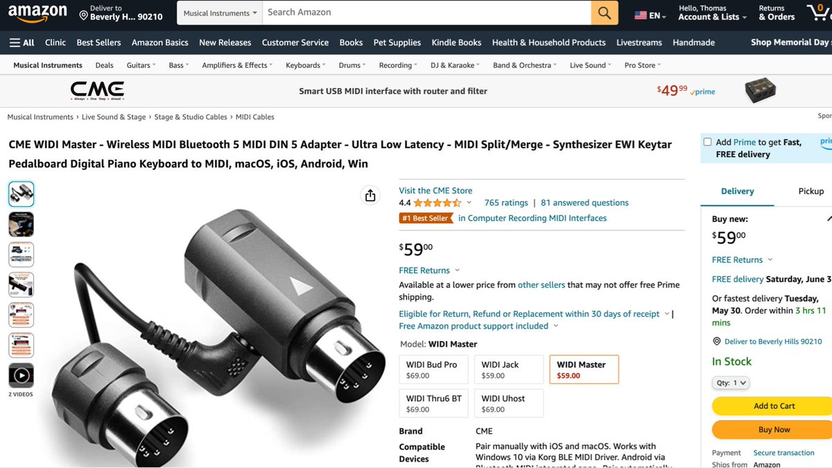 CME Pro - The MIDI Experts tweet media