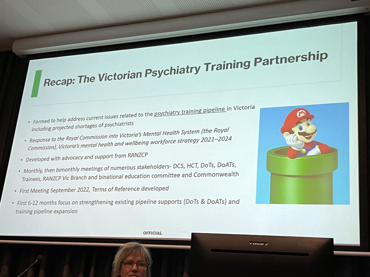 Senior trainee Zoe Cousins #RANZCP2023 talks about initiatives in Victoria to address the projected shortfall of psychiatrists by 2030