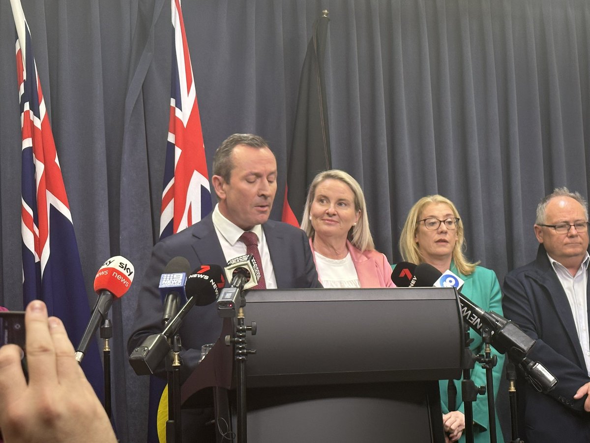 JessicaPage7's tweet image. Breaking: WA Premier Mark McGowan has announced his resignation from state politics. Full details at 6 @7NewsPerth