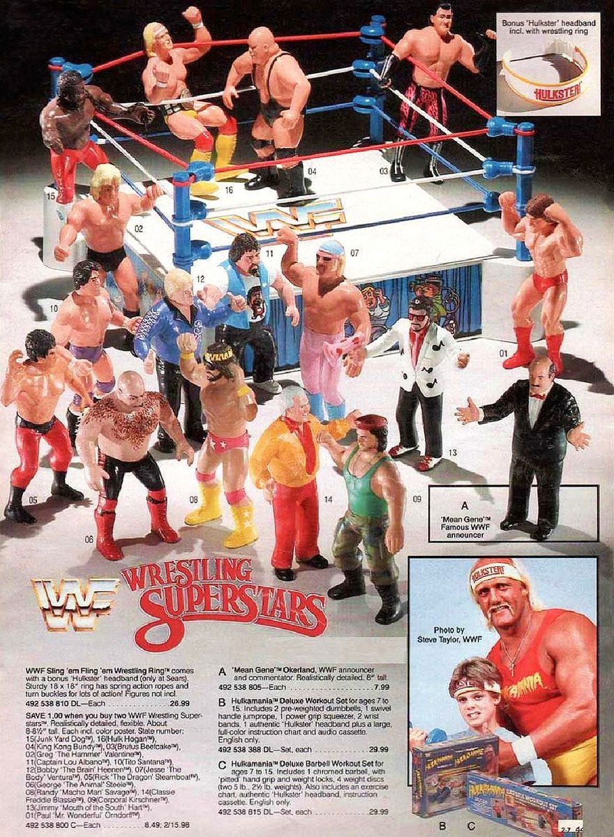 Grab these LJN WWF Wrestling Superstars! 🌟 #WWF #WWE #Wrestling #LJN #WrestlingFigures