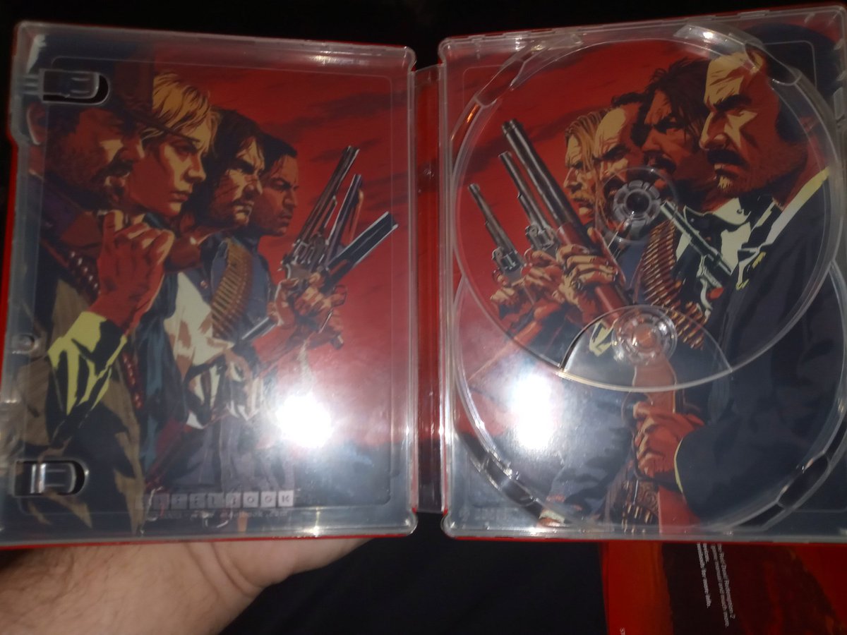 The steelbook for RDR2 is so good