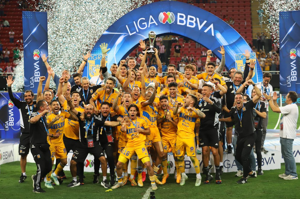 DiegoReyes's tweet photo. CAMPEONEEEEEEEEES!!!!!! 🐯🏆 @TigresOficial 🌟 #LlegoLaOctava https://t.co/pZCY2OBs6p