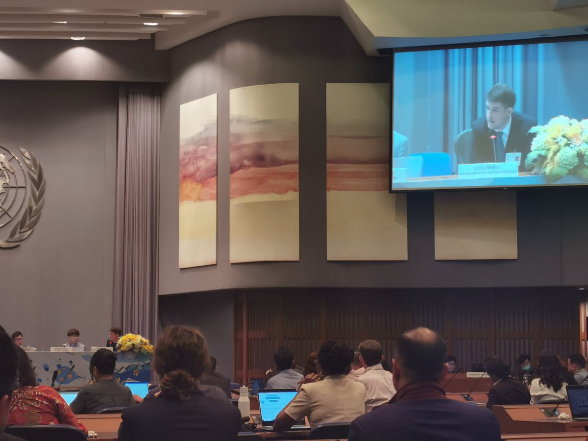 Dr. Chris Malley @SEIresearch highlights the importance of implementing NDCs. In Nigeria, implementing the NDC will see 30,000 fewer people dying from air pollution in addition to benefits of reducing climate change. Great session at @CCACoalition meeting in Bangkok.