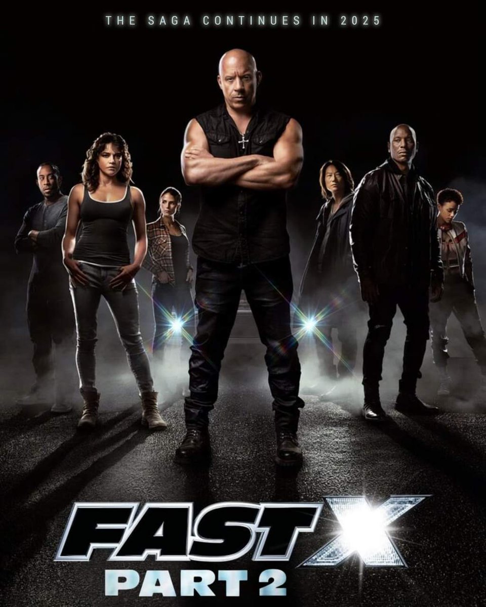 FastandFurio10's tweet photo. Fast X  continues in 2025 with Part 2⃣ of #FastX 🏎💨 https://t.co/5wtOsAhMjw