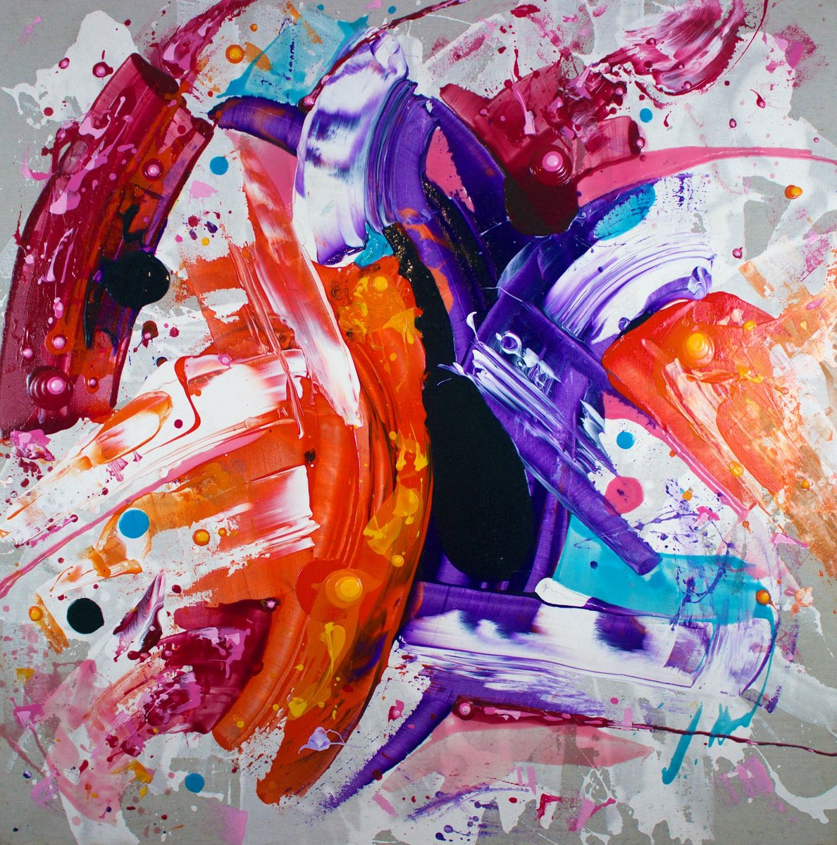 RobertSpeedWgn's tweet photo. shout out to @Lennythegoat4 for his impeccable taste and support.  

Of all the paintings I've painted, I am most proud of this. I'm happy, and humbled that others are digging my abstract works. More to come... Thanks again, Lenny! https://t.co/WmedBZTEvI
