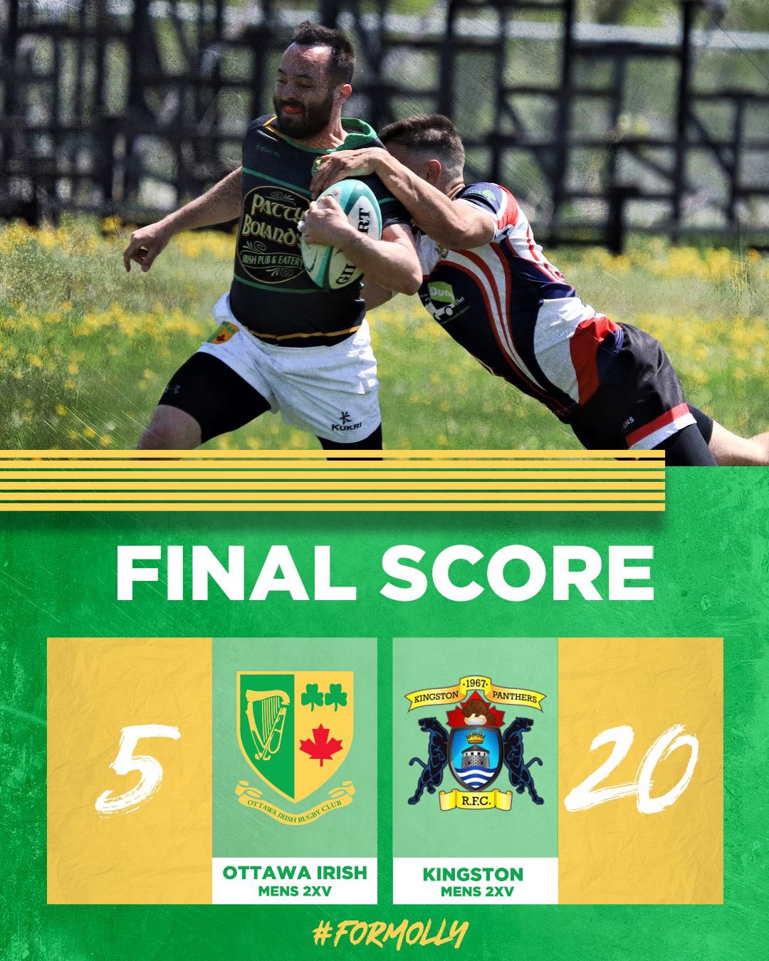 Irish rugby on sale results today