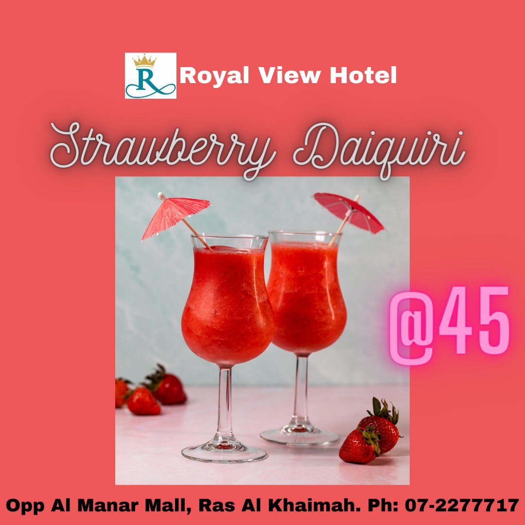 #daiquiri #strawberry #bestintown #ordernow 054 777 1704 #summer #special #balancecafe #RoyalViewHotel