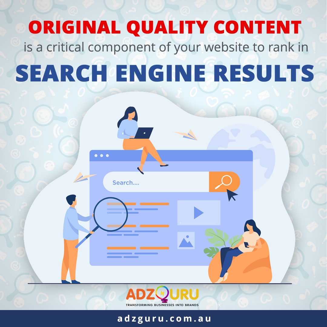 adzguru's tweet photo. A website should not only look good but also have high quality original content that your target audience can relate to in order to be more visible in search results.
Planning to build or revamp your website? Give us a call on 1300 794 966 Or Email us on reachus@adzguru.com.au https://t.co/PnXT9o9Sa8