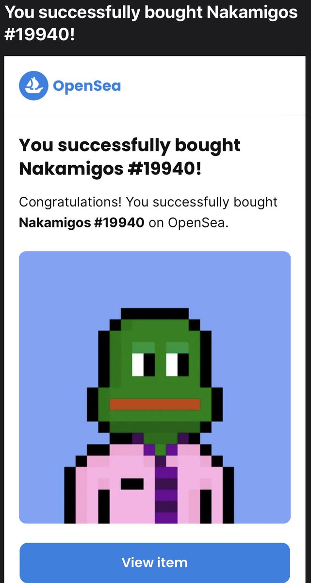 Finally bought a <a href="/Nakamigos/">Nakamigos</a> 🐸 #Nakamigos