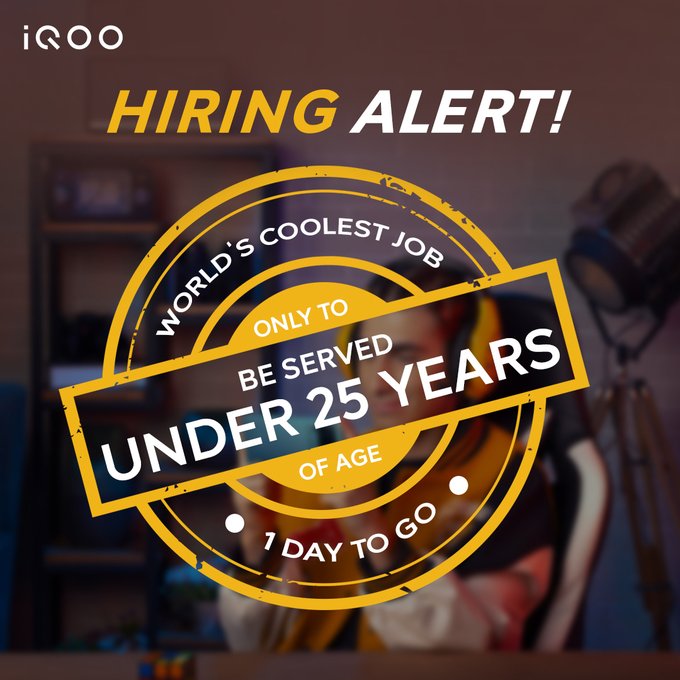 iQOO's Creative Job Offer