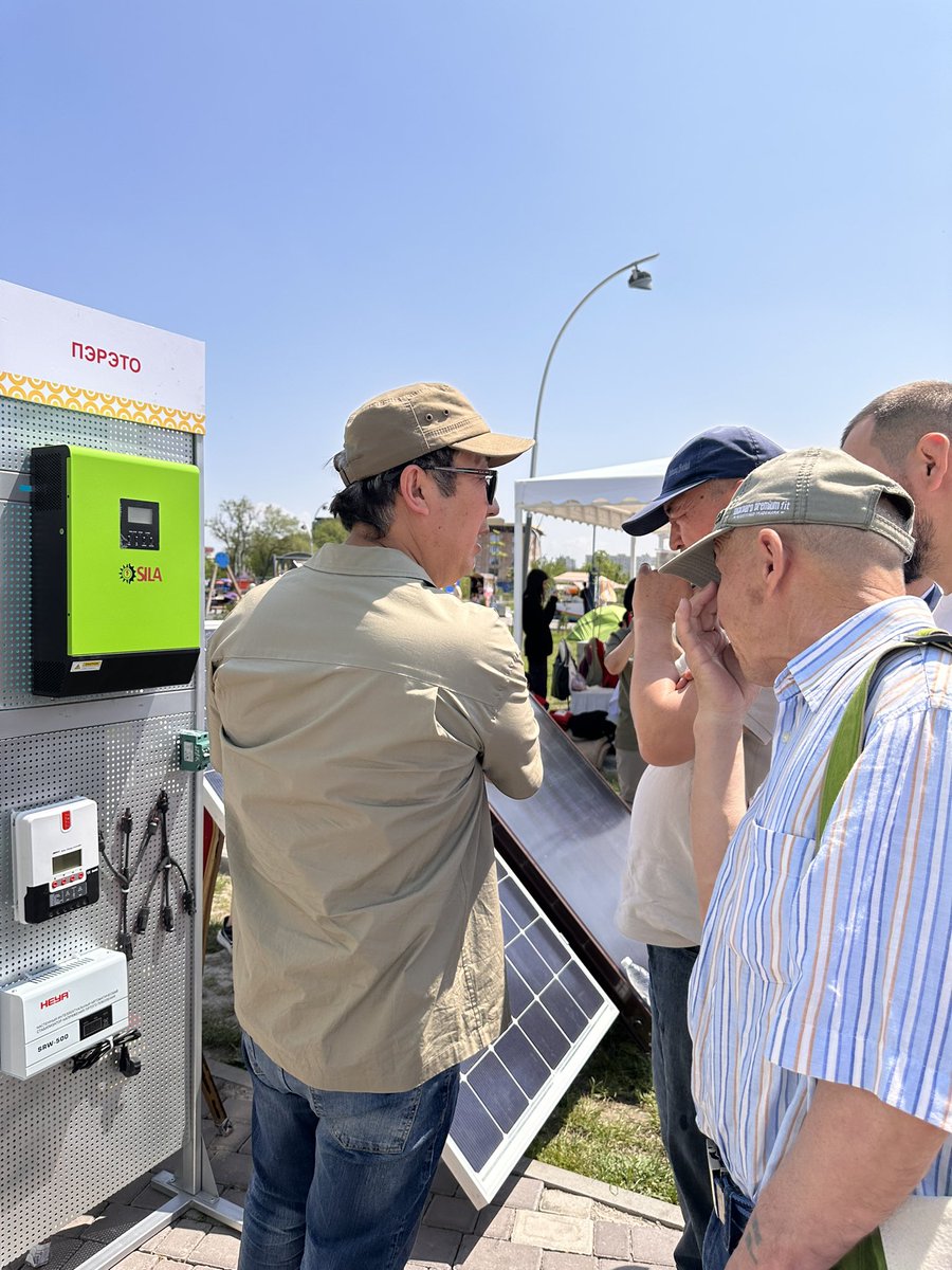 We had an amazing time being part of #Europefest2023 and showcasing the power of #greentechnologies in action. It was inspiring to see the enthusiasm and interest in #sustainable solutions for a greener future. #Europedays2023  @EUinKyrgyzstan @switchasia @scp_centre