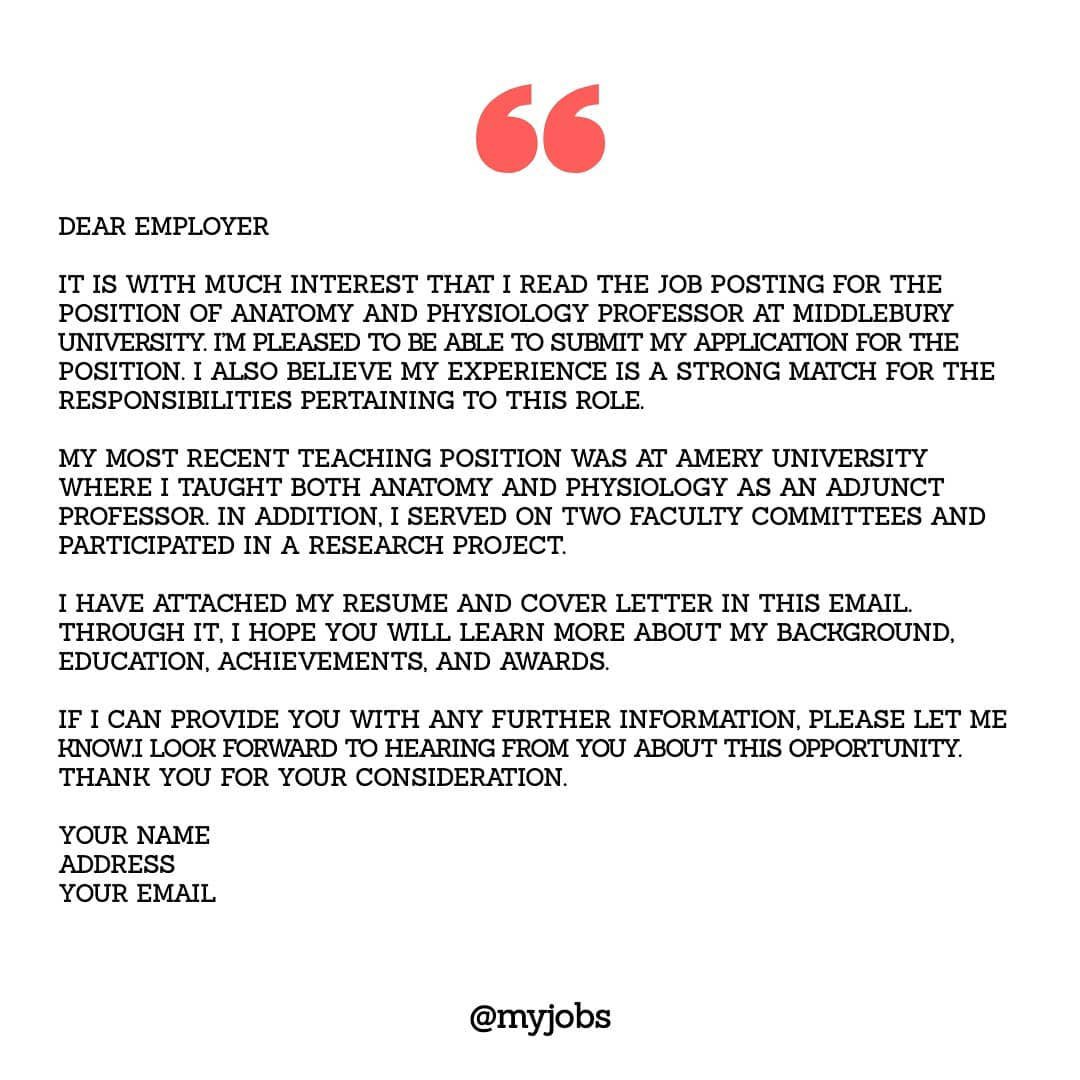 JOBCORNER247's tweet image. COVER LETTER SAMPLES