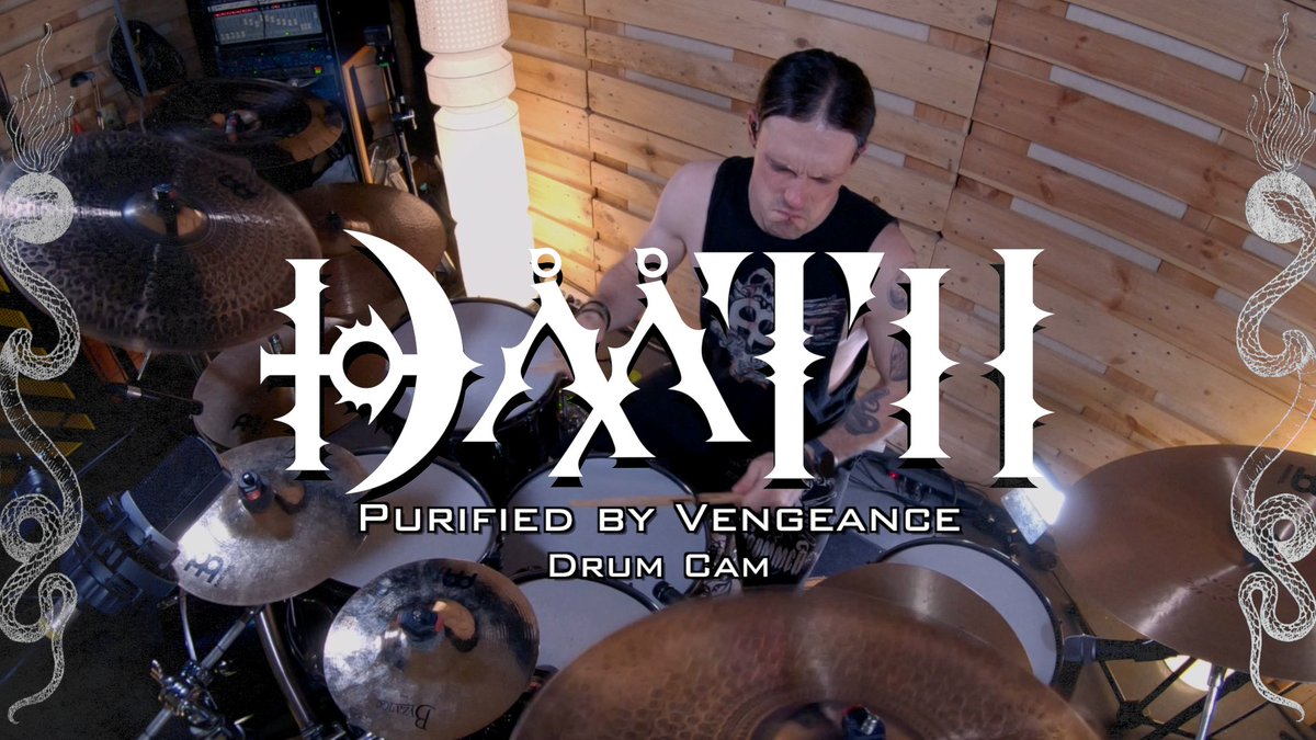 Watch my drum cam for our second @DAATHBAND single 'Purified By Vengeance feat. Mark Holcomb of Periphery and Mick Gordon': youtu.be/0m5Y7FzHF2s