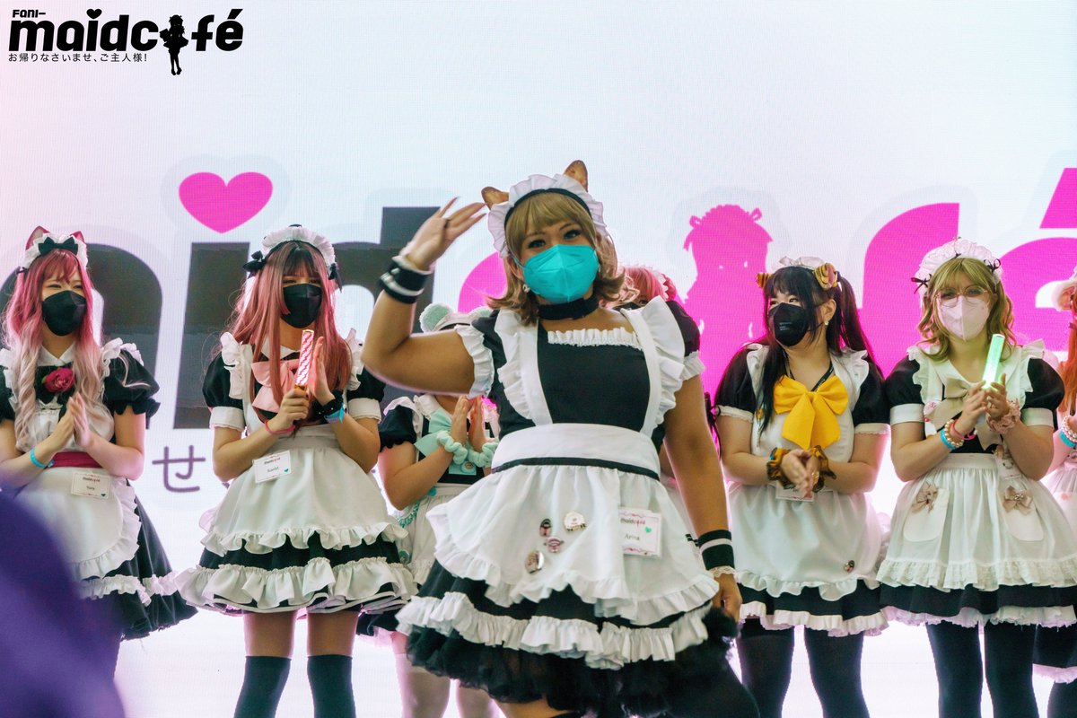 FANIME DAY 3 🎀💌 💕 Thank you to everyone who came to Cafe and cheered for us at Stage Zero today ❣️ We're so thankful for another wonderful year 🥺#fanimaidcafe #fanime #fanimaid #fanime23 #fanimecon #maidcafe #meido #メイドカフェ