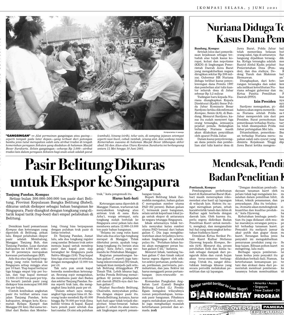 Pasir Laut Indonesia Mulai Diekspor Sejak 1978 Dan Hanya Dihargai 60 pasir-laut-indonesia-mulai-diekspor-sejak-1978-dan-hanya-dihargai-60