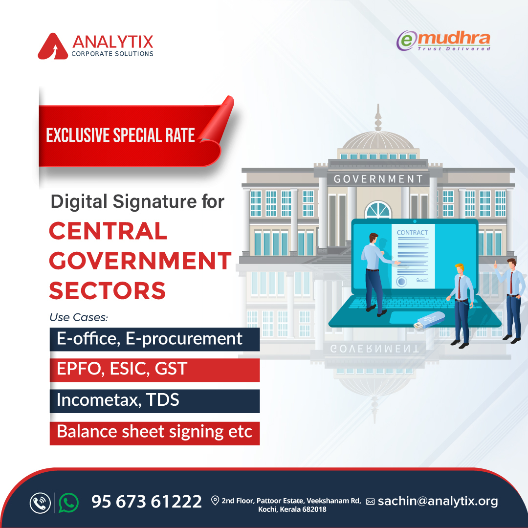 Are you looking for a digital signature Certificate? Our team of experts is here to help you.  
 
Certificates
✅Class 3 (Encryption/Signature)
✅Class 3 Combo ( Encryption+Signature)
✅Document Signer
✅DGFT
✅SSL Certificate

For More Details Call or Whatsapp: + 91 9567361222