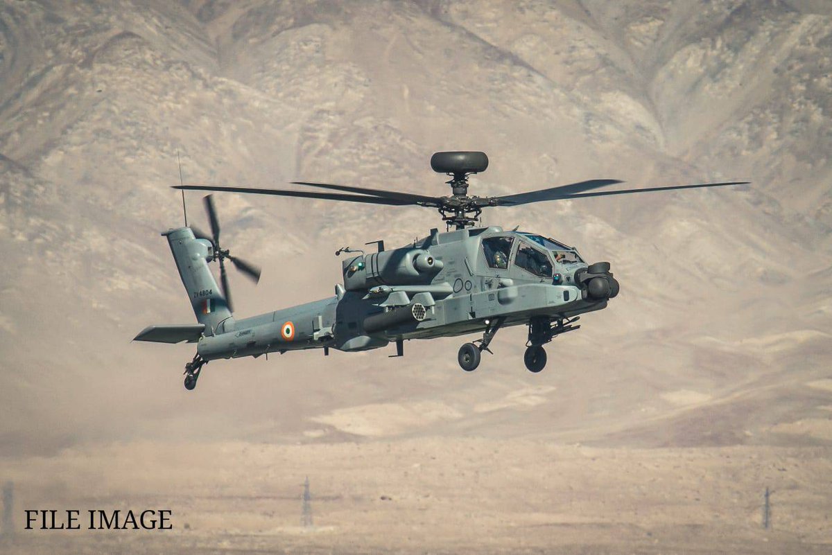 Indian air force on twitter an apache ah 64 helicopter of the iaf