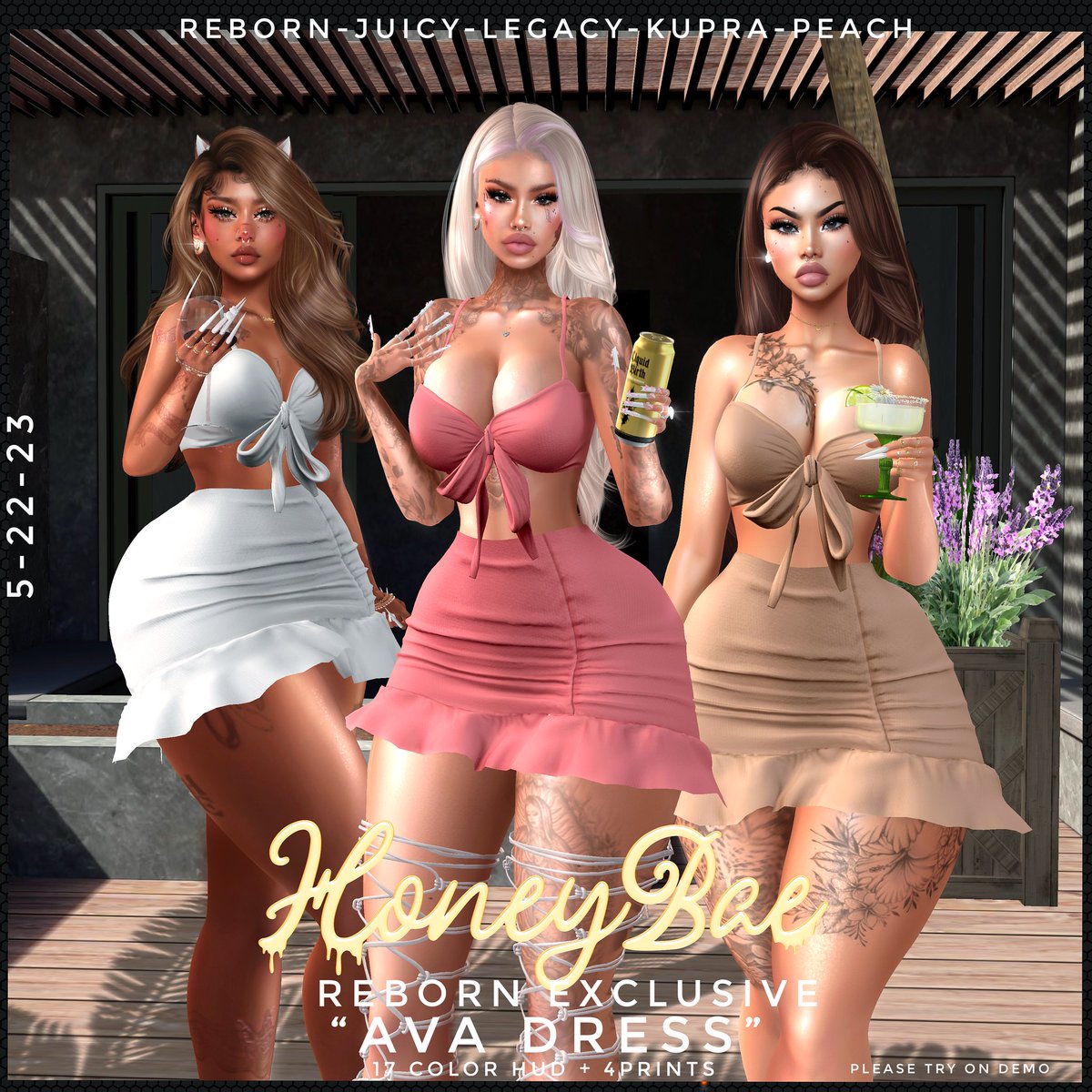 BeautyEbody's tweet photo. REBORN Event ...HoneyBae, XTC &amp; Messy. ! ❤
https://t.co/lGL1SYReJe
https://t.co/M1TLD1Dynp
https://t.co/wGRh9iXGey
Event Taxi:
https://t.co/gimNwHDuJR #reborneventsl #xtcsl #honeybaesl #messysl #SL https://t.co/5p5WlSgGbP