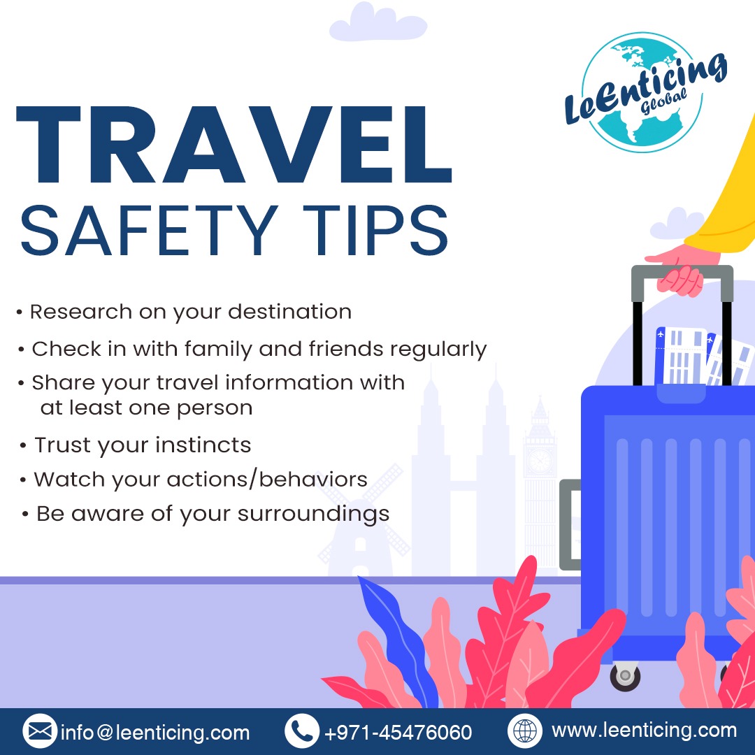 llp_global's tweet photo. B2B travel safety measures provide effective strategies to manage corporate travel while reducing dangers associated with employee tours.
💻Visit us at : https://t.co/pNrLAY3shH
☎️Contact Us: +971-45476060
#travelsafetytips #travel #traveltips #safetytips #leenticingglobal https://t.co/O8HMDuIeSy