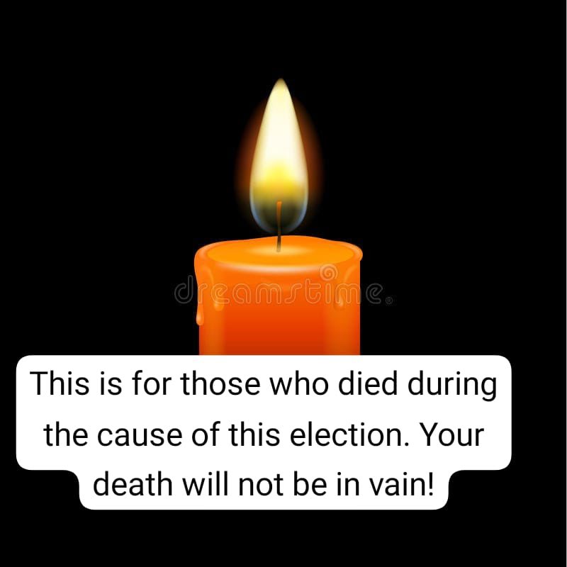 To all those who died during the course of this election, your deaths will not be in vain.

This is a promise.

#IVotedForObiDatti