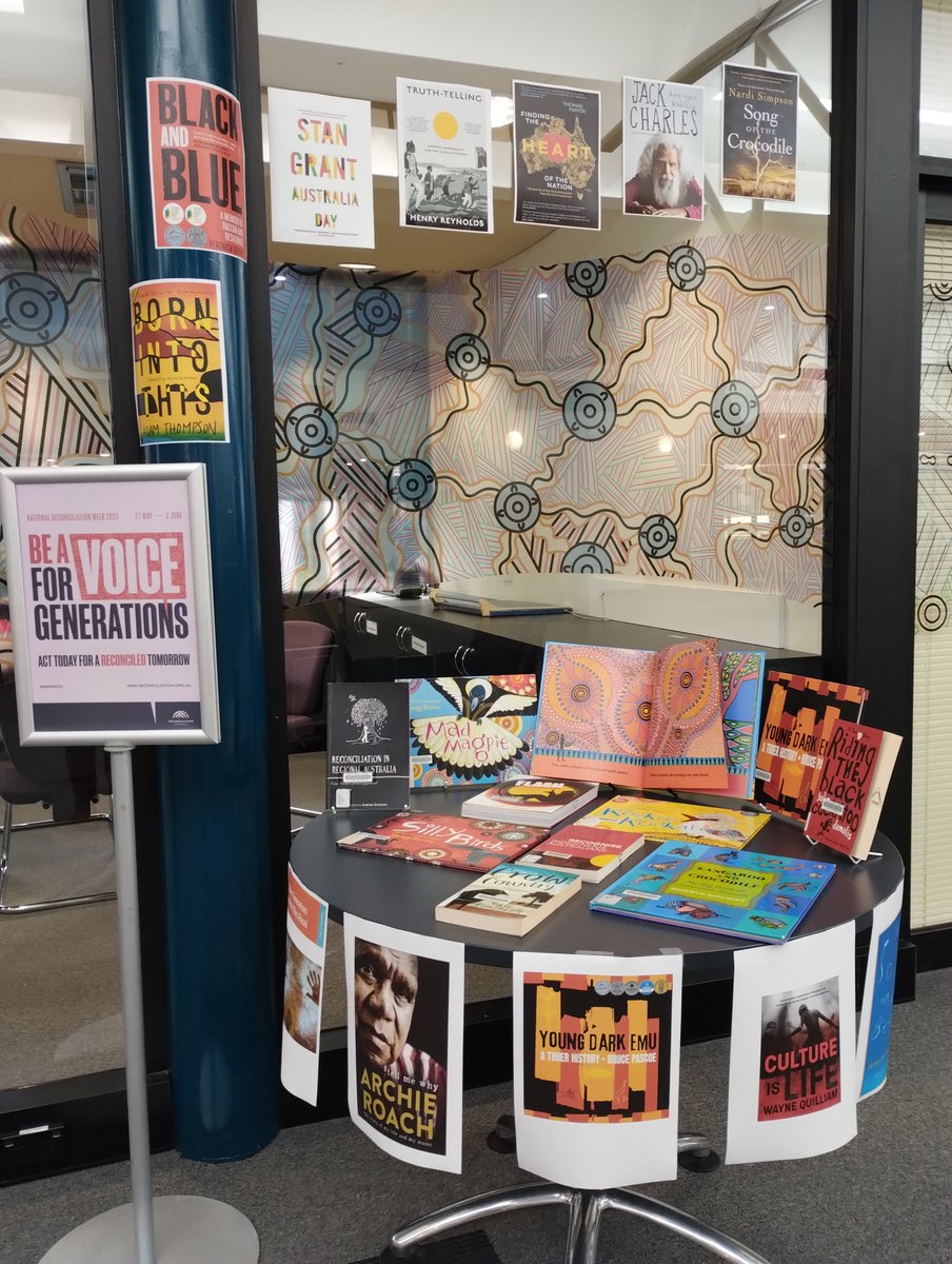 Gippsland Library is celebrating National Reconciliation Week with a fantastic display of items from the collection. Come in and have a browse!
#NRW2023 
#alwayswasalwayswillbe