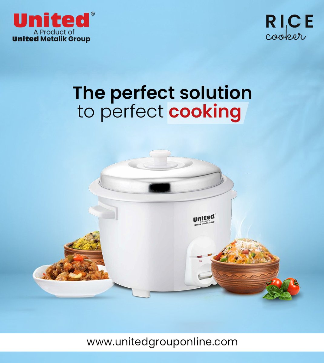 The perfect solution to perfect cooking...📷📷
.
.
.
#Unitedgroup #Cookers #Cookware #PressureCookers #HealthyCooking #Deep #roundedkadai
#RoundedTawa #Wok #Stwe #Pot #StainlessSteel
#Durable #Reliable #PremiumQuality #Tastyfood #Chefchoice
#Qualityproduct #Customersatisfaction