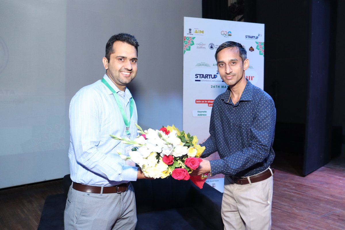 aicmuj's tweet photo. Here are some glimpse of of #Startup20x, Jaipur AIC-MUJ in collaboration with AIM RAJASTHAN Network Atal Incubation Centre @ Banasthali Vidyapith ACIC-VGU Foundation AIC-JKLU Catalyst AIC (Supported by AIM, NITI Aayog) organized  the Rajasthan first-ever Startup 20x event . https://t.co/FgwSQ8uZ5e