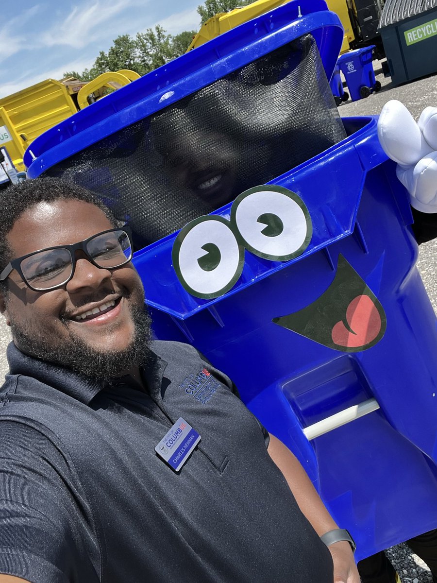 🌍🌱 Exciting News! Meet Phil-Me-Yup, the man with the plan for a more sustainable Columbus! 🙌 Last week, he shared some BIG news that's going to make a huge difference in our city: WEEKLY RECYCLING! 🌍♻️