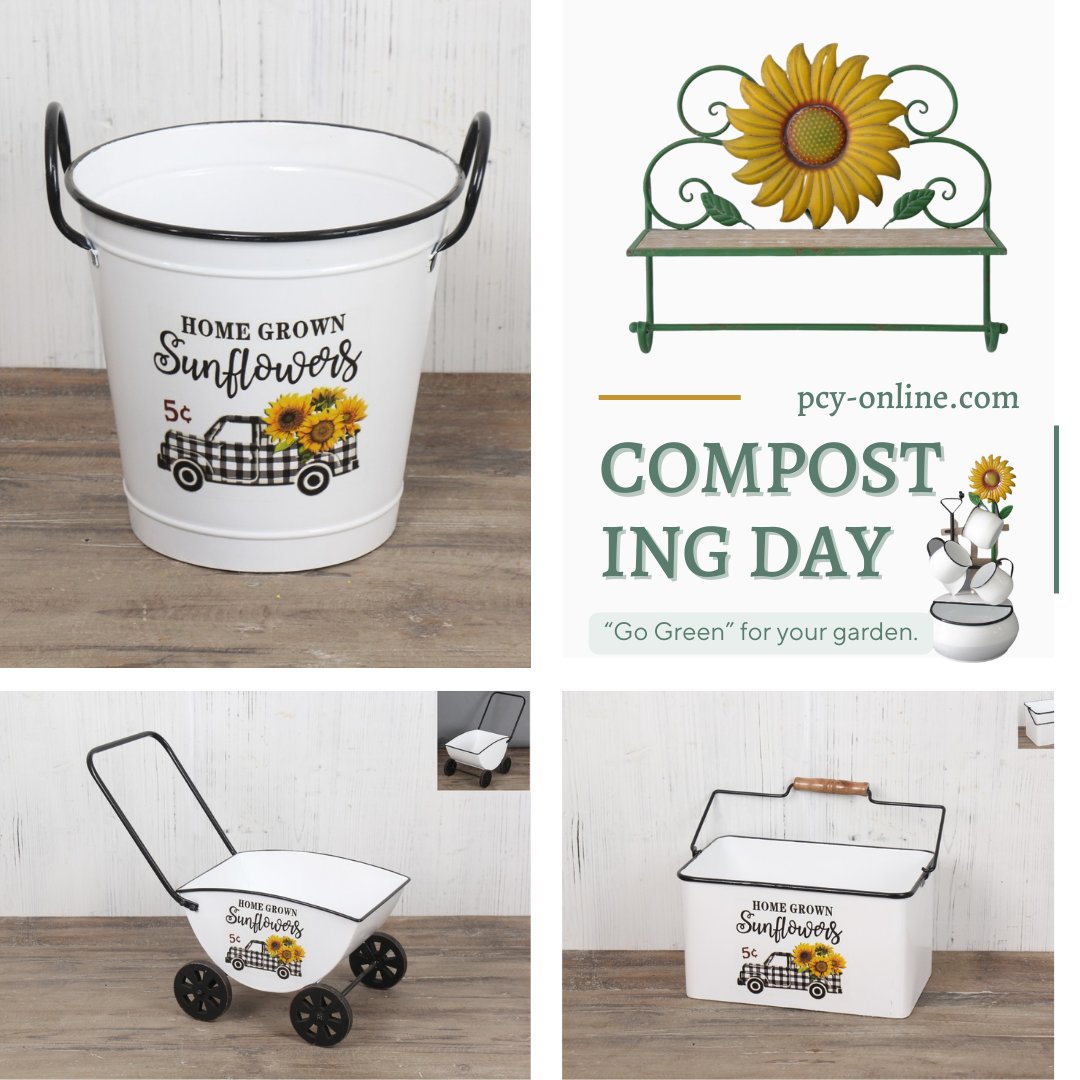 It’s Learn About Composting Day.🧑‍🌾Let’s “Go Green” and help the environment with beautiful garden supplies.🏡🌏Tap the link to register and see more bit.ly/45BgVyL

#CompostingDay #Sustainability #Organic #Recycling #gardendecor #garden #wholesale #onlineexpo #tradefair