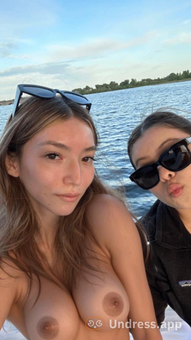 GOONMASTER69's tweet photo. When you and your sister were out on the lake and you got horny so your sister started sucking and spitting all over your tits and made your nipples perk so hard 😍🥵 and then she undressed and you guys tongue kissed and scissored and squirted all over the boat 😩💦 @lexxanaya https://t.co/rF8DXd6l5Y