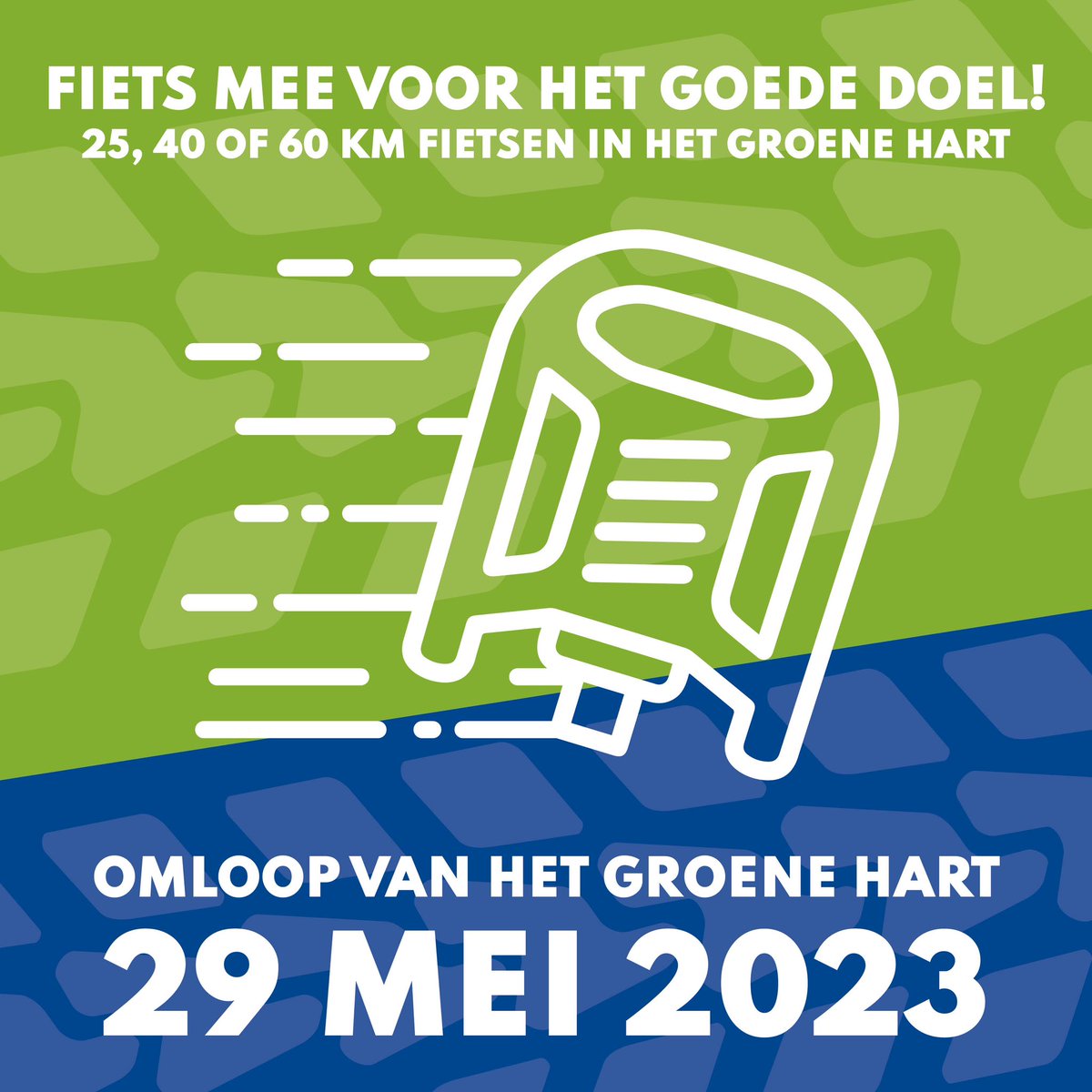 Fiets u vandaag mee? Vanaf 09:00 kunt u starten op het Raadhuisplein <a href="/gem_BR/">Bodegraven-Reeuwijk</a>. Kies voor de 25(puzzeltocht), 40 of 65km dwars door ons mooie <a href="/GroeneHart/">Visit Groene Hart</a> &amp; <a href="/CheeseValley_NL/">CheeseValley</a>.  Maak u zelf en een ander blij; opbrengst voor <a href="/DeZonnebloem/">DeZonnebloem</a>. ❤️ <a href="/Lions_NL/">Lionsclubs Nederland</a> helpen! #fietstocht #goededoel