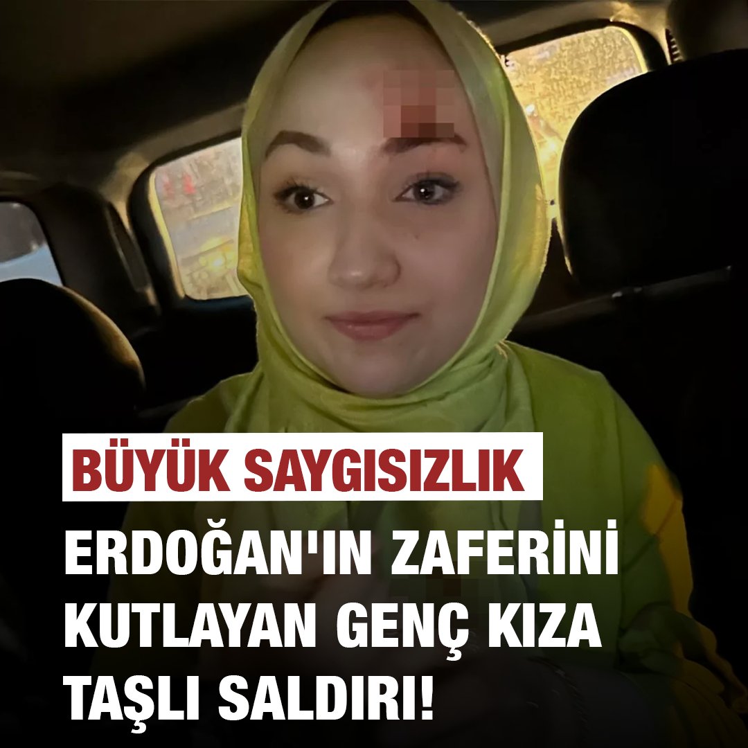 📍Cumhurbaşkanı Erdoğan'ın zaferini kutlayan bir genç kız, İzmir'de muhaliflerin taşlı saldırısına uğradı. bit.ly/43tdOXZ